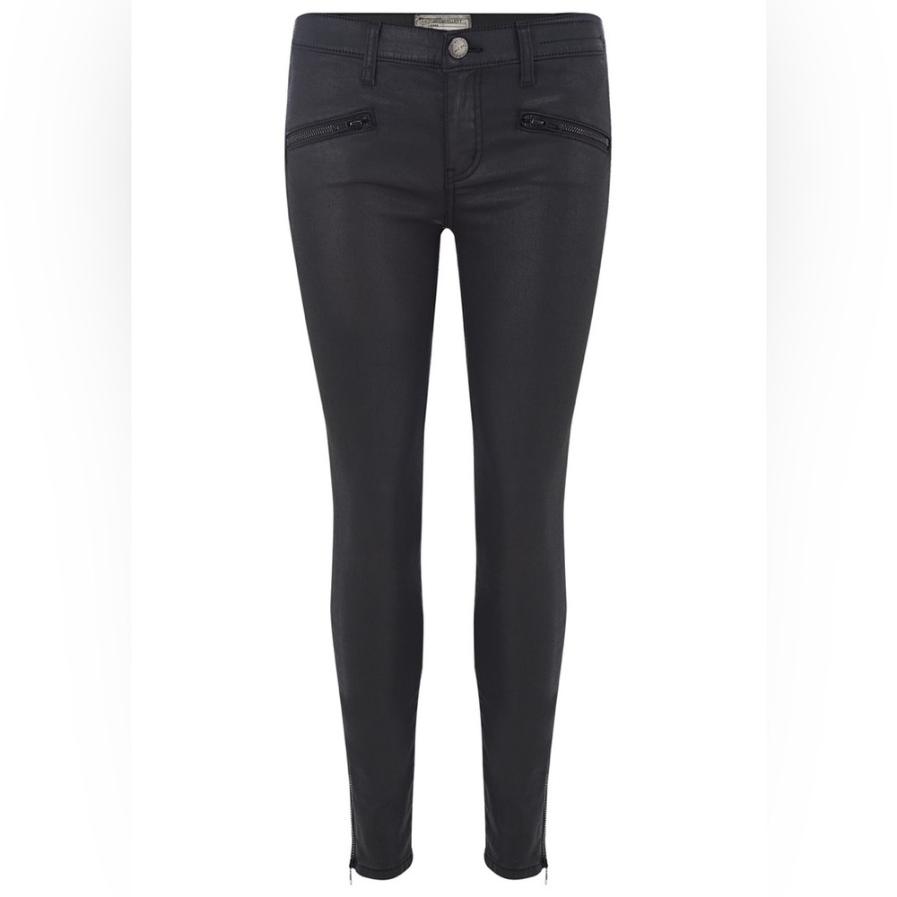 NWT Current/Elliott SoHo Zip Stiletto black size 26